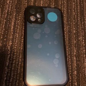 Black and blue , privacy screen iPhone 13 case
